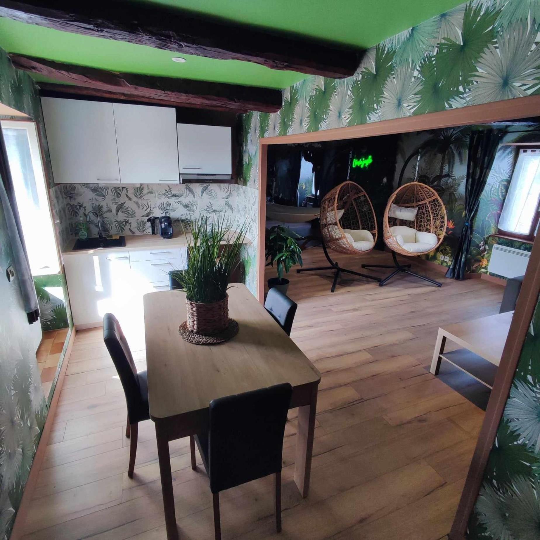 Apartamento L'Evasion Jungle Saint-Pierre-de-Plesguen Exterior foto